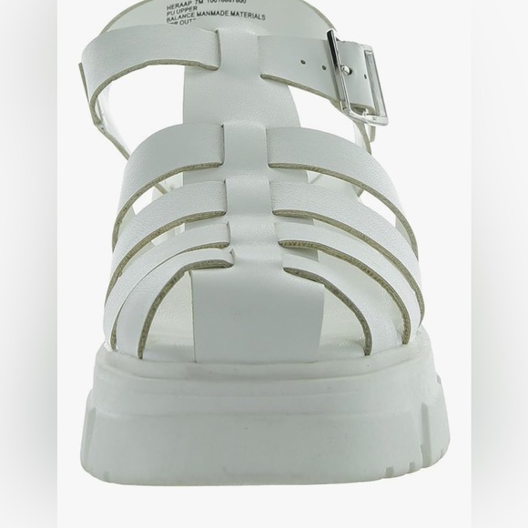 Wild Pair White Strappy Sandals - Picture 2 of 9